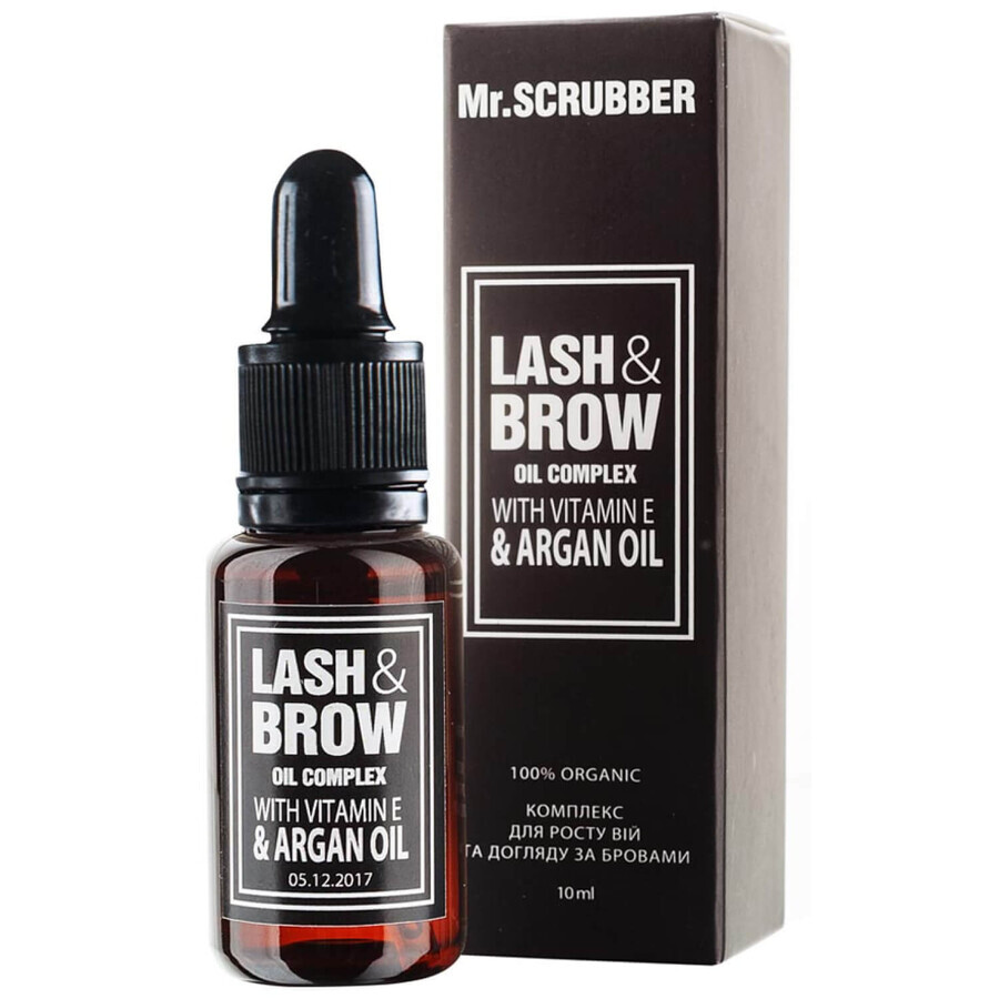 Масло для бровей и ресниц Mr.scrubber (Мр.Скрабер) Lash & Brow Oil Complex, 10 мл: цены и характеристики