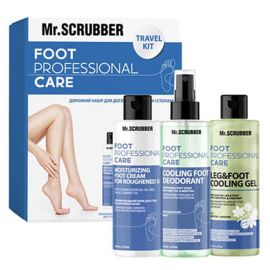 Набір дорожній Mr.Scrubber (Мр.Скрабер) для догляду за ногами і стопами, 105 мл: ціни та характеристики