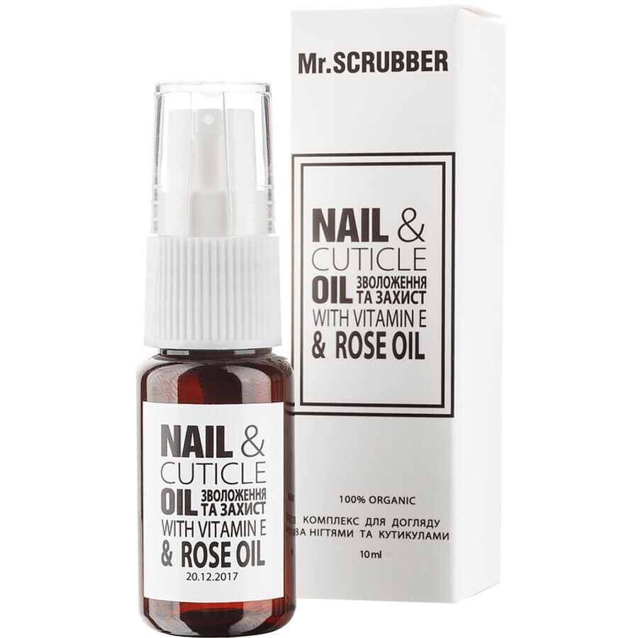 Олія для нігтів та кутикули Mr.Scrubber (Мр.Скрабер) Nail & Cuticle Oil Complex, 10 мл: ціни та характеристики