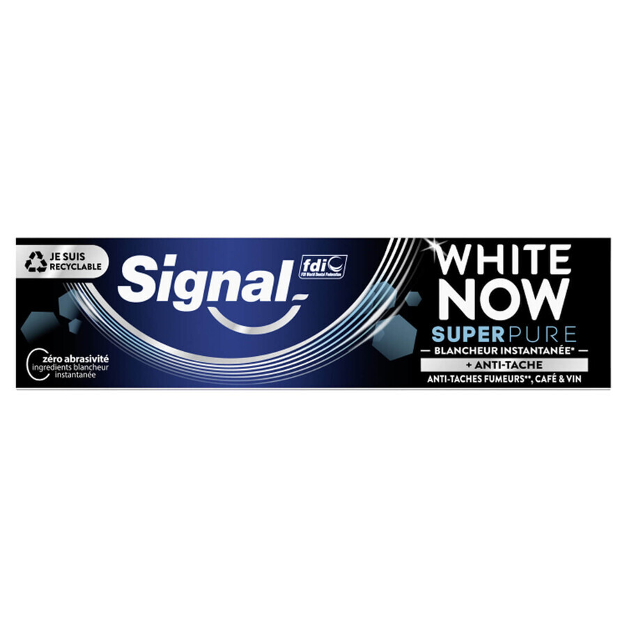 Зубная паста Signal Мгновенное отбеливание Против пятен 75 мл: цены и характеристики