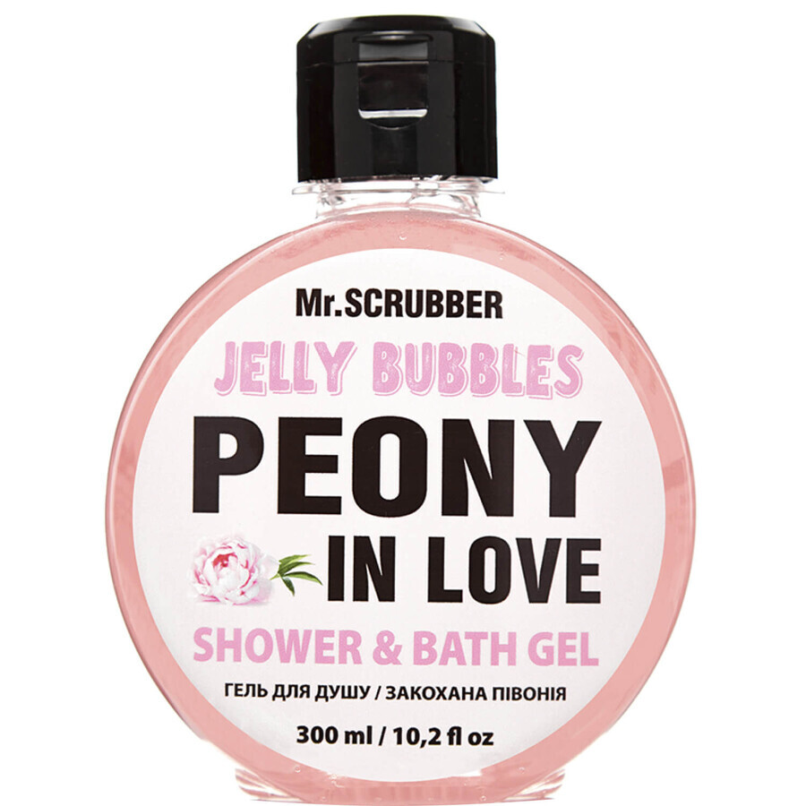 Гель для душу Mr.Scrubber (Мр.Скрабер) Jelly Bubble Peony in Love, 300 мл: ціни та характеристики