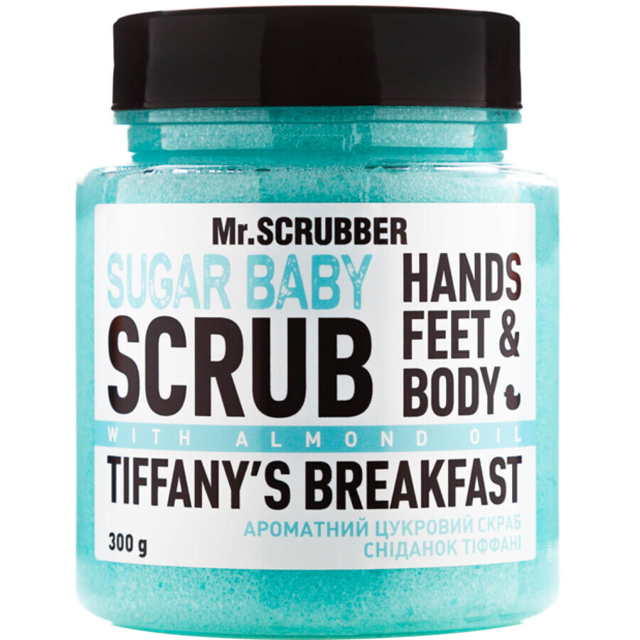 Скраб для тіла Mr.Scrubber (Мр.Скрабер) Sugar Baby Tiffany’s Breakfast цукровий, 300 г : ціни та характеристики