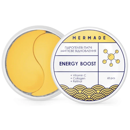 Патчи под глаза Mermade витаминизированные гидрогелевые Energy Boost 60 шт: цены и характеристики