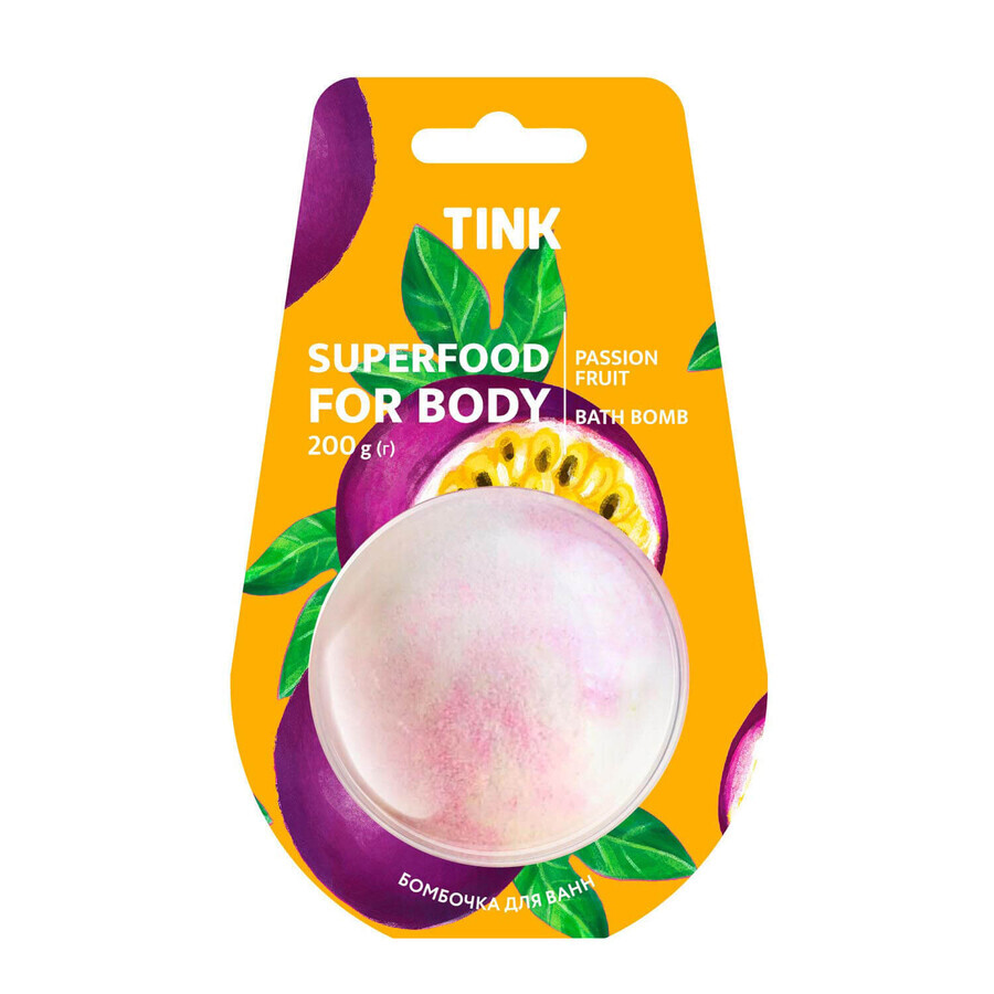 Бомбочка-гейзер для ванн Tink Passion Fruit 200 г: цены и характеристики