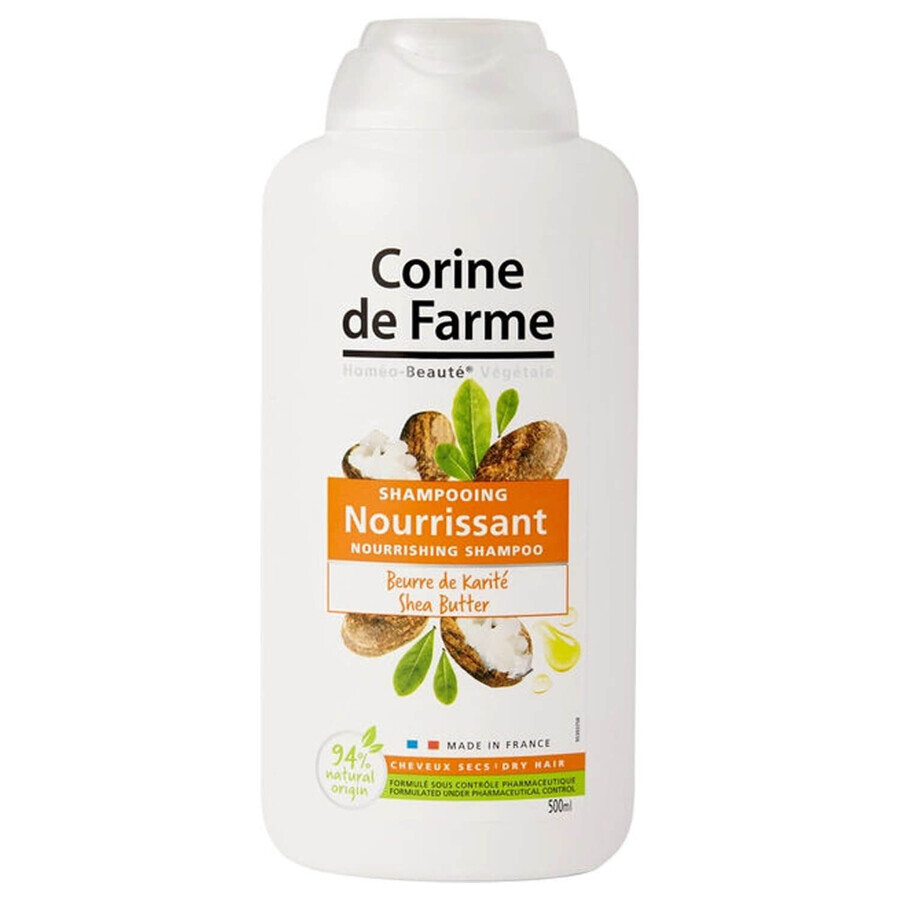 Шампунь для волос Corine de Farme (Корин де Фарм) питательный с маслом ши, 500 мл: цены и характеристики