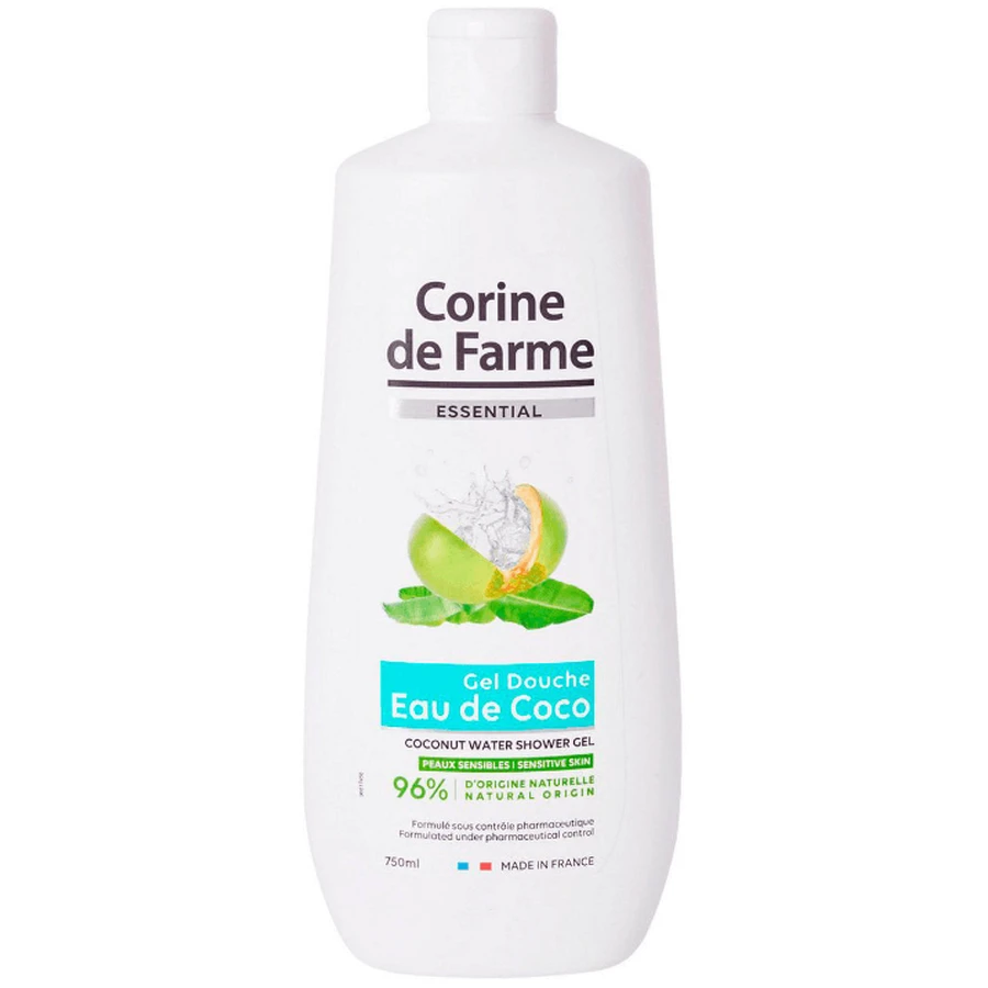 Гель для душу Corine de Farme (Корін де Фарм) Кокосова вода, 750 мл: ціни та характеристики