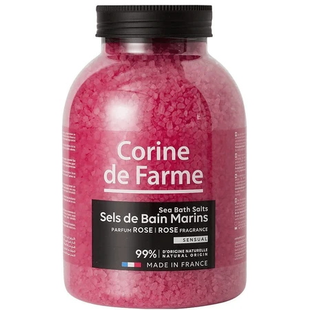 Сіль морська для ванн Corine de Farme (Корін де Фарм) Троянда, 1,3 кг: ціни та характеристики