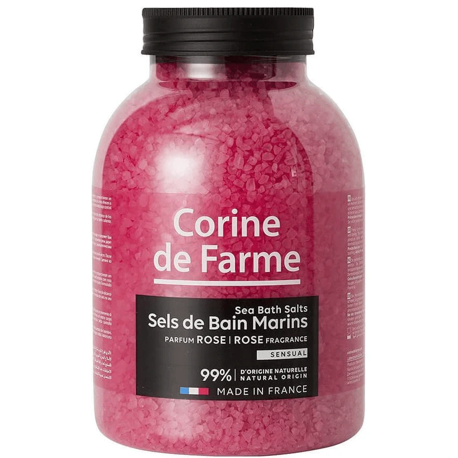 Сіль морська для ванн Corine de Farme (Корін де Фарм) Троянда, 1,3 кг: ціни та характеристики
