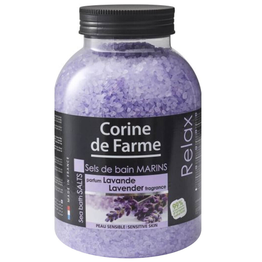 Соль морская для ванны Corine De Farme (Корин де Фарм) Лаванда, 1,3 кг: цены и характеристики