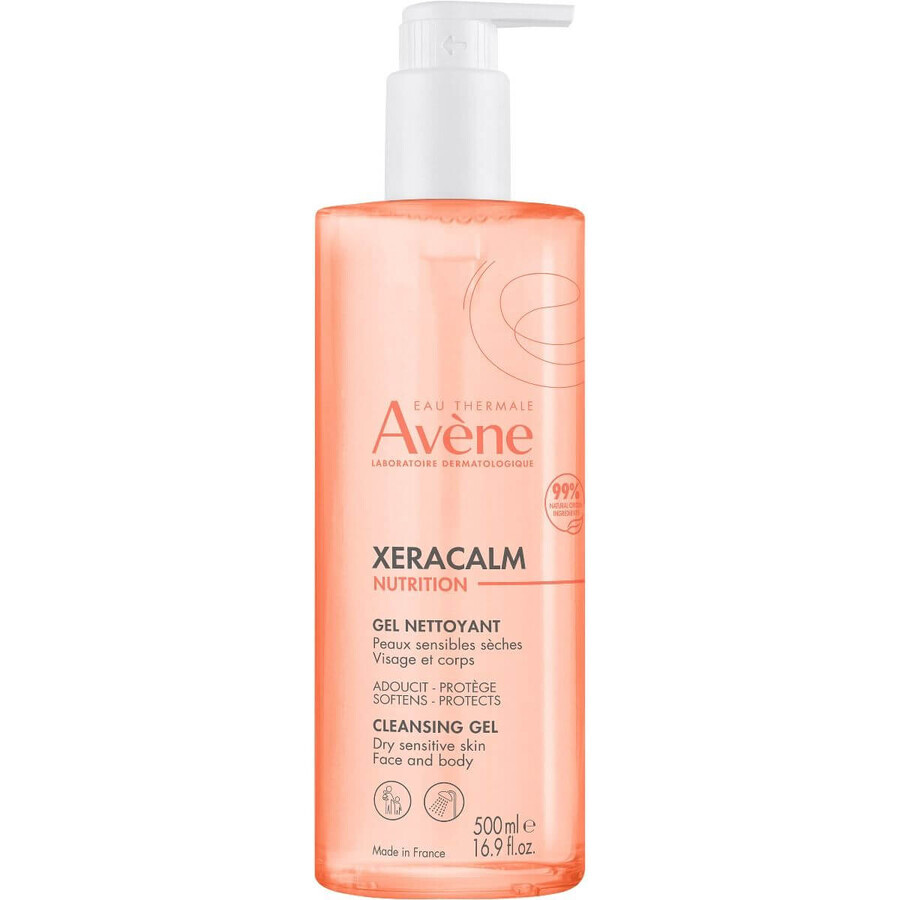 Гель Avene XeraCalm Nutrition очищающий для сухой чувствительной кожи лица и тела 500 мл: цены и характеристики