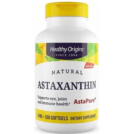 Дієтична добавка Healthy Origins Астаксантин, 4 мг, 150 гелевих капсул