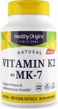 Дієтична добавка Healthy Origins Вітамін K2 в формі MK7, 100 мкг, 180 капсул