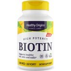 Дієтична добавка Healthy Origins Біотин, 5000 мкг, 150 вегетаріанських капсул: ціни та характеристики
