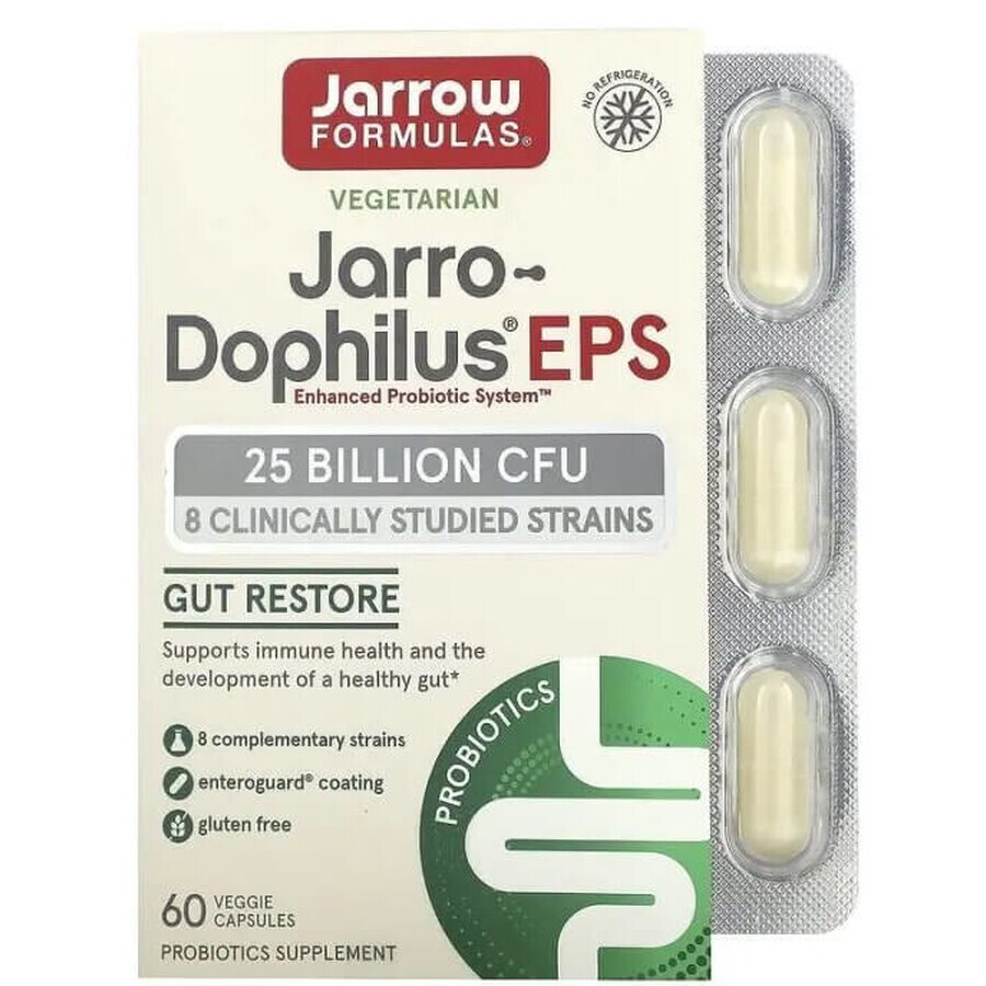 Дієтична добавка Jarrow Formulas Пробіотик дофілус, 60 вегетаріанських капсул: ціни та характеристики