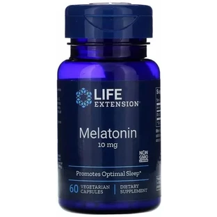 Дієтична добавка Life Extension Мелатонін, 10 мг, 60 капсул