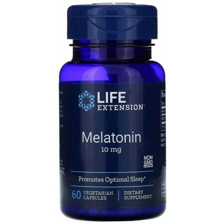 Диетическая добавка Life Extension Мелатонин, 10 мг, 60 капсул
