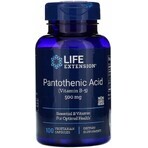 Дієтична добавка Life Extension Пантотенова кислота, 500 мг, 100 капсул: ціни та характеристики