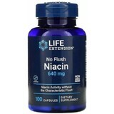 Дієтична добавка Life Extension Ніацин (Вітамін В3), 800 мг, 100 капсул