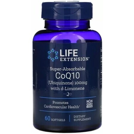 Диетическая добавка Life Extension Коэнзим Q10, 100 мг, 60 капсул