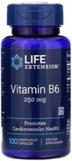 Диетическая добавка Life Extension Витамин В6 (пиридоксин), 250 мг, 100 вегетарианских капсул