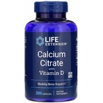 Диетическая добавка Life Extension Цитрат кальция с витамином Д, 200 капсул: цены и характеристики