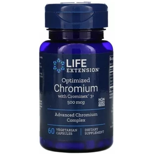Дієтична добавка Life Extension Хром, 500 мкг, 60 капсул