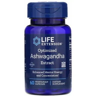Диетическая добавка Life Extension Ашваганда, 60 капсул