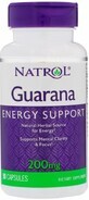Диетическая добавка Natrol Витамины для мозга (Гуарана), 200 мг, 90 капсул