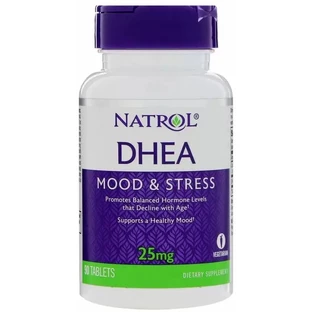 Дієтична добавка Natrol Дегідроепіандростерон, 25 мг, 90 таблеток