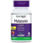 Диетическая добавка Natrol Мелатонин быстрорастворимый, вкус клубники, 5 мг, 30 таблеток: цены и характеристики