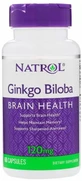 Дієтична добавка Natrol Гінкго білоба, 120 мг, 60 капсул