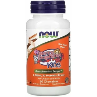 Дієтична добавка Now Foods Пробіотики, 2 млрд, 60 жувальних таблеток