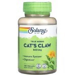Дієтична добавка Solaray Котячий кіготь, екстракт кори, 500 мг, 100 капсул: ціни та характеристики