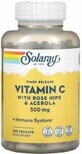 Диетическая добавка Solaray Витамин С, 500 мг, 250 вегетарианских капсул