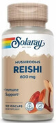 Диетическая добавка Solaray Грибы рейши, 600 мг, 100 капсул