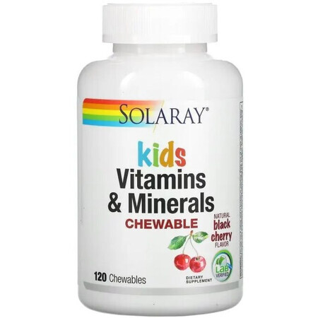 Диетическая добавка Solaray Мультивитамины для детей, 120 таблеток