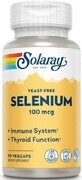 Диетическая добавка Solaray Селен без дрожжей, 100 мкг, 90 вегетарианских капсул