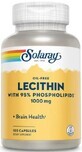 Диетическая добавка Solaray Лецитин из сои, 1000 мг, 100 капсул
