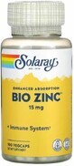 Дієтична добавка Solaray Біо цинк, 100 капсул