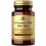 Дієтична добавка Solgar Вітамін В6, 100 мг, 100 вегетаріанських капсул