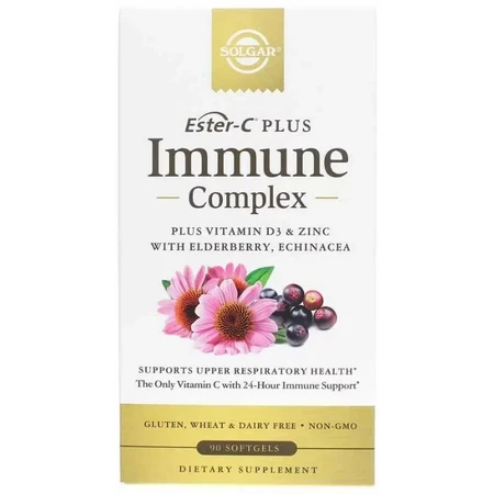 Диетическая добавка Solgar Ester-S Plus immune Complex 90 капсул: цены и характеристики
