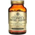 Дієтична добавка Solgar Вітамін Е, 268 мг (400 МО), 100 вегетаріанських капсул: ціни та характеристики