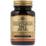 Дієтична добавка Solgar Омега 3 для вегетаріанців, 200 мг, 50 гелевих капсул