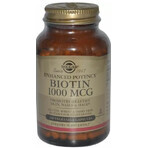 Диетическая добавка Solgar Биотин, 1000 мкг, 250 вегетарианских капсул: цены и характеристики