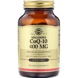 Дієтична добавка Solgar Коензим Q10, 400 мг, 60 гелевих капсул