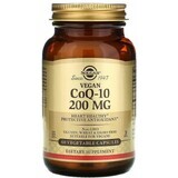 Дієтична добавка Solgar Коензим Q10, 200 мг, 60 вегетаріанських капсул