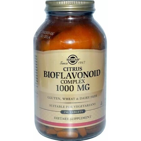 Дієтична добавка Solgar Біофлавоноїди, 1000 мг, 250 таблеток