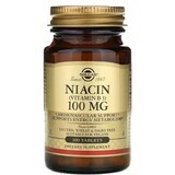 Дієтична добавка Solgar Вітамін В3, 100 мг, 100 таблеток