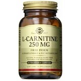 Дієтична добавка Solgar L-карнітин, 250 мг, 90 вегетаріанських капсул