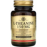 Дієтична добавка Solgar L-теанін, 150 мг, 60 вегетаріанських капсул